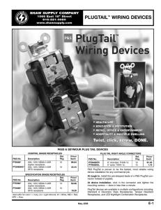 plugtailtm wiring devices