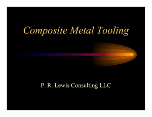 Composite Metal Tooling (CMT)