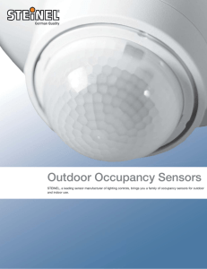 Outdoor Occupancy Sensors