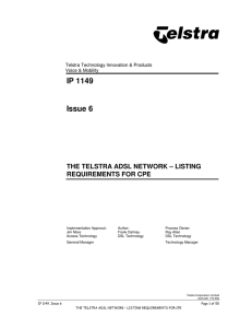 IP 1149 Issue 6 - Telstra Wholesale