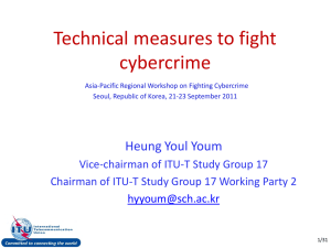 Technical measures to fight cybercrime