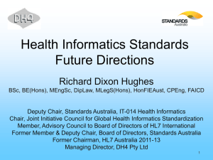 Standards for eHealth