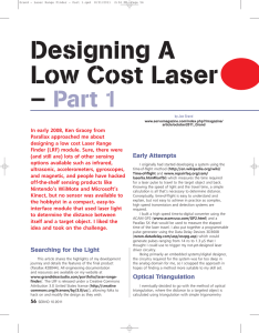 Designing A Low Cost Laser