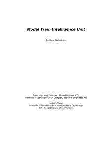 Model Train Intelligence Unit