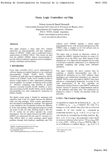 Fuzzy Logic Controllers on Chip