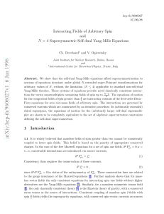 Interacting Fields of Arbitrary Spin and N> 4 Supersymmetric Self