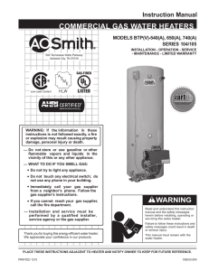 195033 - AO Smith Water Heaters
