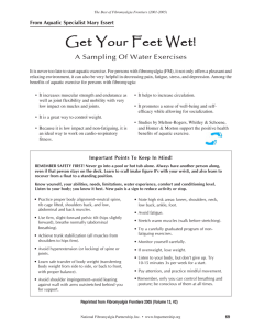 Get Your Feet Wet! - National Fibromyalgia Partnership, Inc.