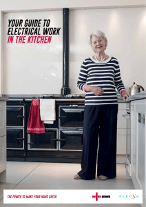 your guide to eLeCtriCAL WorK iN tHe KitCHeN