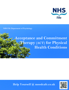 Acceptance and Commitment Therapy for Physical
