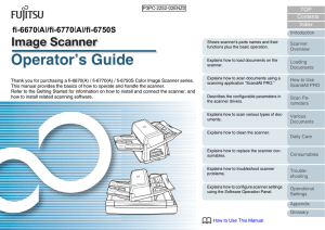 Operator`s Guide