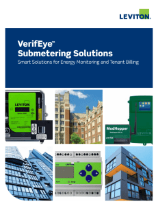 VerifEye™ Submetering Solutions