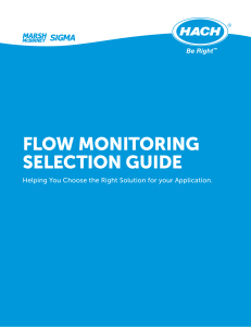 flow monitoring selection guide