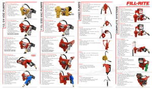 hand pumps 12/24 vdc pumps 115/230 vac pumps complete systems