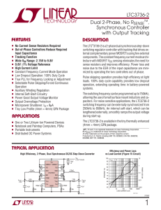 LTC3736-2 Dual 2-Phase, No RSENSE