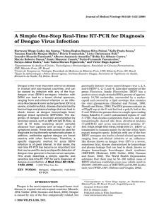 A simple one-step real-time RT-PCR for diagnosis of dengue virus
