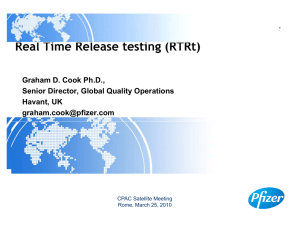 Practical Considerations for Implementation of Real Time Release