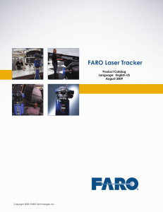FARO Laser Tracker Catalog