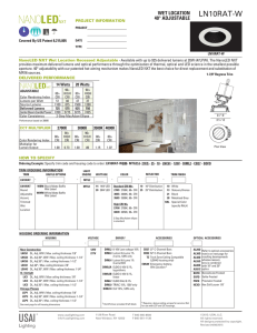 Spec Sheet - USAI Lighting