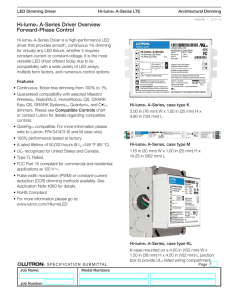 Lutron LTEA4U1UKL-XXXXX LTE 2-Wire Forward