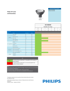 MR16 Dimmer Transformer Compatibility List - 1-22-2015