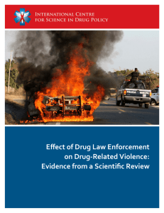 Effect of drug law enforcement on drug