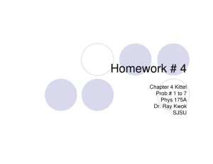 Homework # 4