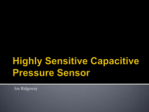 Highly Sensitive Capacitive Pressure Sensors