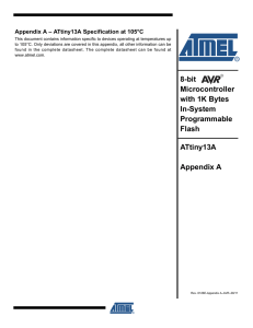 ATtiny13A - Appendix A