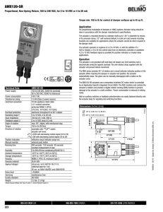 Details about   Belimo TFB24-SR 24v 2-10vdc Proportional Damper Actuator 