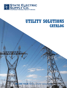 UTILITY soLUTIons - State Electric Supply Company