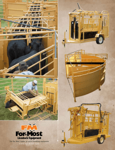 The For-Most leader in cattle handling equipment www.for