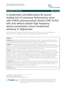 A randomized controlled phase IIb wound healing trial of cutaneous