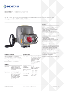 Electric Actuators model EPI-2