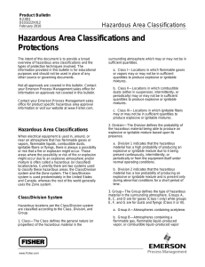 Hazardous Area Classifications Bulletin