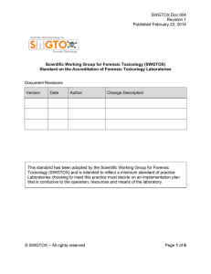 SWGTOX Doc 004 Revision 1 Published February 22, 2014