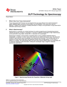DLP Technology for Spectroscopy