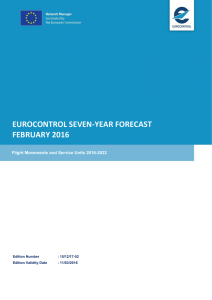 EUROCONTROL SEVEN-YEAR FORECAST FEBRUARY 2016