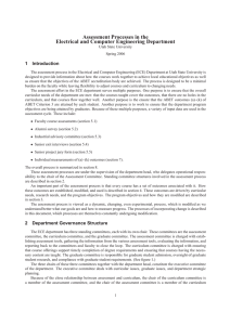 Assessment Processes in the Electrical and Computer Engineering