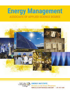 Energy Management - Continuing Ed