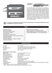 Battery charger manual