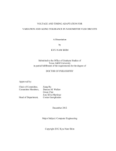 VOLTAGE AND TIMING ADAPTATION FOR VARIATION AND