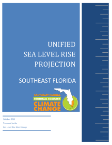 unified sea level rise projection