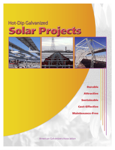 Hot-Dip Galvanized Solar Projects