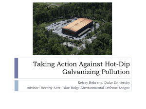 Taking Action Against Hot-Dip Galvanizing Pollution