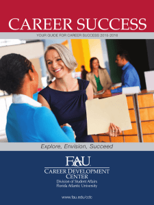 career success - Florida Atlantic University