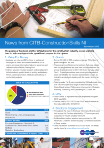 News from CITB-ConstructionSkills NI