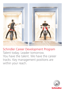 Schindler Career Development Program