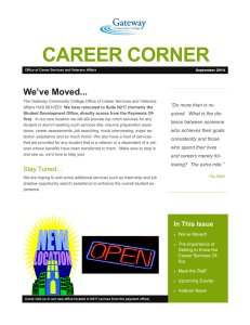 career corner - Gateway Community College