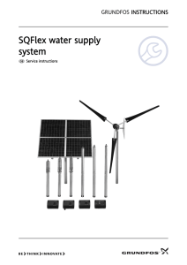 SQFlex water supply system